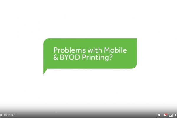 PaperCut MF - Mobile & BYOD printing