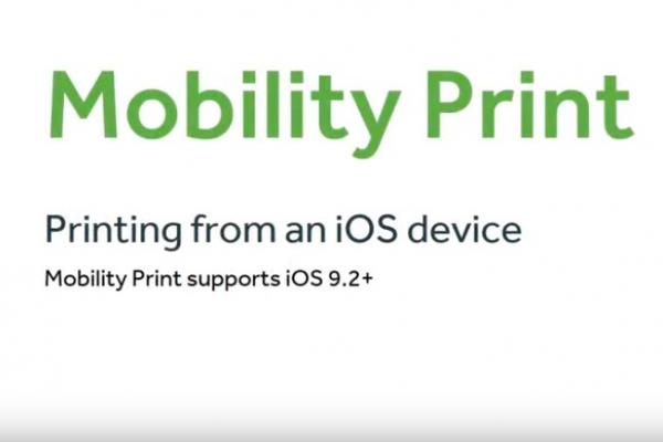 PaperCut Mobile Printing iOS-Gerät
